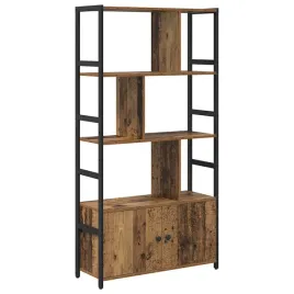 polka-na-ksiazki-stare-drewno-80-x-30-x-1555-cm