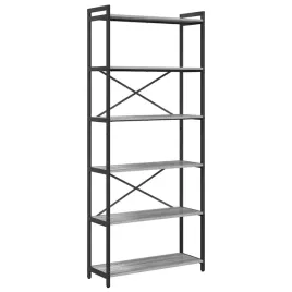 polka-na-ksiazki-szary-dab-sonoma-40-x-30-x-85-cm
