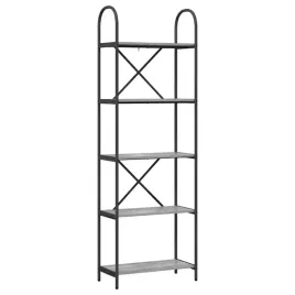 polka-na-ksiazki-szary-sonoma-60-x-30-x-183-cm