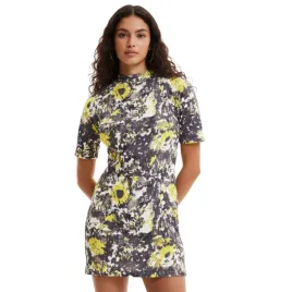 sukienka-damska-desigual-mineral-mini-szaro-zolta