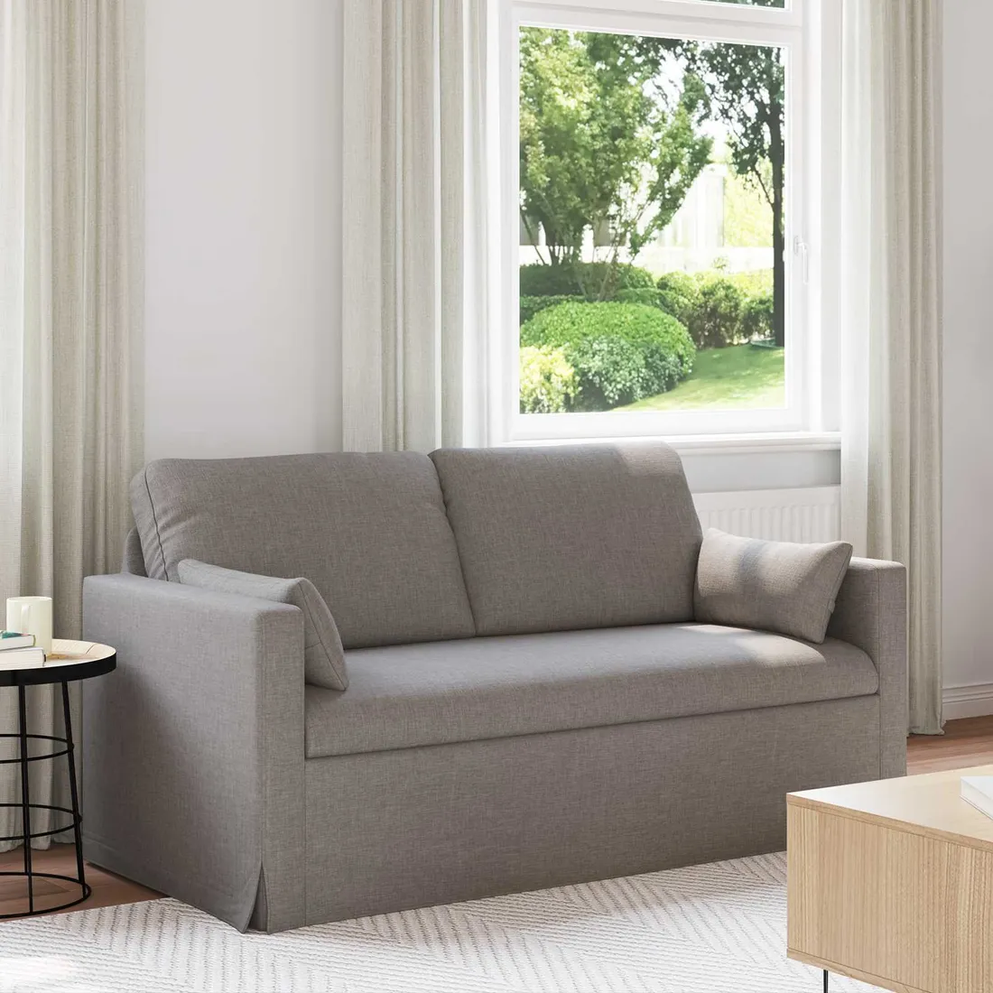 sofa-140cm-ciemnoszary-metal