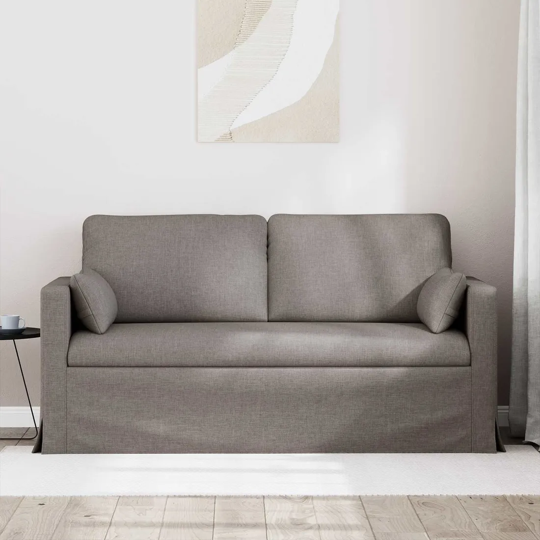 sofa-140cm-ciemnoszary-metal-stan-nowy