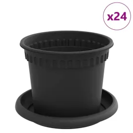 doniczki-24-pcs-czarny-o-125-x-10-cm-z-tworzywa-sztucznego
