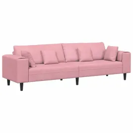 sofa-z-poduszka-rozowy-250-x-77-x-76-cm-aksamit