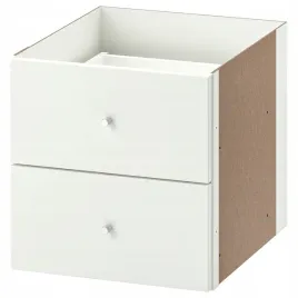 wklad-z-2-szufladami-regal-kallax-bialy-33x33-cm