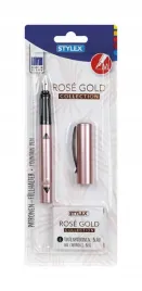 pioro-kulkowe-stylex-rose-gold-niebieski