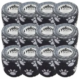 yellowband-bandaz-kohezyjny-5cm-czarny-w-lapki