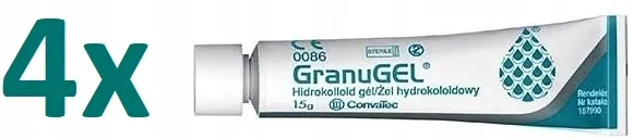 ConvaTec - GRANUGEL 15g - żel hydrokoloidowy - 4 szt.