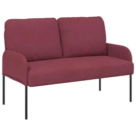 kanapy-z-poduszka-110cm-czerwone-wino-sklejka