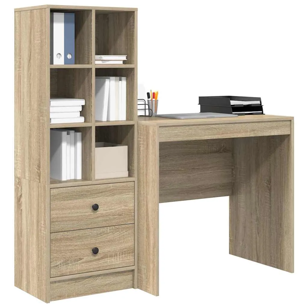 biurko-z-szuflada-2-pcs-dab-sonoma-stan-nowy