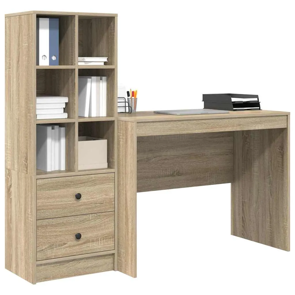 biurko-z-szuflada-2-pcs-dab-sonoma-stan-nowy
