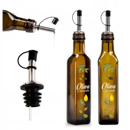 butelka-marasca-250-ml-na-oliwe-z-oliwek-dozownik-metalowy-do-oliwy