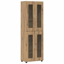 highboard-z-polka-z-drzwiami-dab-rzemieslniczy-60-x-35-x-182-cm