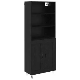 highboard-z-szuflada-2-pcs-czarny-dab-material-drewnopochodny