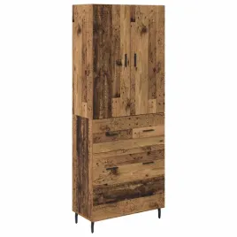 highboard-2-pcs-stare-drewno-drewno-inzynieryjne-i-szklo