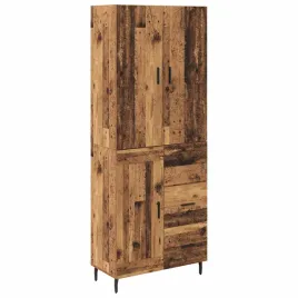 highboard-2-pcs-stare-drewno-drewno-inzynieryjne-i-szklo