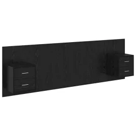 zaglowek-z-szafka-3-pcs-czarny-dab-material-drewnopochodny