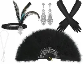 zestaw-retro-damski-czarny-lata-20-flapper