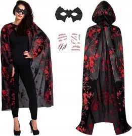 peleryna-z-kapturem-maska-wampir-gotyk-halloween-czarownica