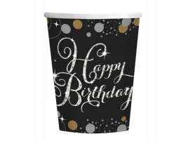 kubeczki-na-urodziny-happy-birthday-czarno-zlote-266ml-8szt