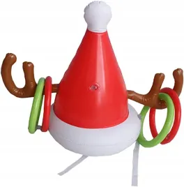swiateczna-gra-rzucanie-kolek-dmuchana-czapka-kolka