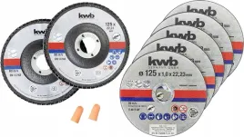 kwb-zestaw-tarcz-tnacych-125-mm-do-metalu-zatyczki
