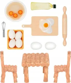 akcesoria-miniaturowe-jedzenie-meble-mini-modele-jajka-stol-krzesla-zestaw