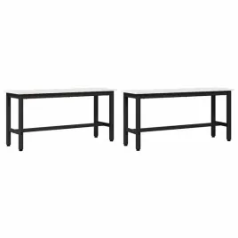 lawka-jadalniana-2-pcs-bialy-100-x-325-x-49-cm