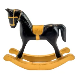 drewniany-kon-na-biegunach-czarno-zloty-13x11x45cm