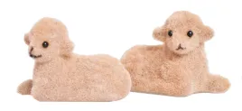 kpl-2-barankow-brazowych-welurowych-55x45x3cm