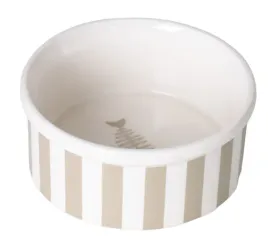 ceramiczna-stylowa-miska-dla-kota-w-bialo-bezowe-paski-12x12x5-cm