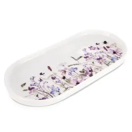 talerz-do-serwowania-porcelanowy-kwiaty-louka-25x12-cm