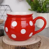 kubek-ceramiczny-czerwony-w-grochy-950-ml-stan-nowy