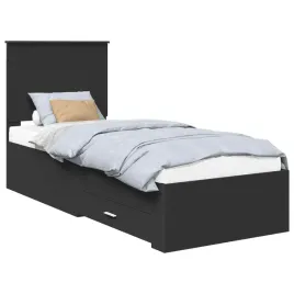 ramka-lozka-z-zaglowkiem-czarny-i-srebrny-70-x-190-cm