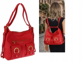 torebka-damska-shopper-plecak-miejska-2w1-worek-na-ramie-ec3165-czerwona