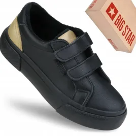 buty-dzieciece-big-star-oo374230-czarne-ze-zlotym-akcentem-na-rzepy