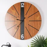 zegar-scienny-brazowy-60-cm-stan-nowy