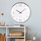 zegar-scienny-zloty-bialy-30-cm-stan-nowy