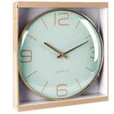 zegar-scienny-zloty-mietowy-30-cm-stan-nowy-typ-inny