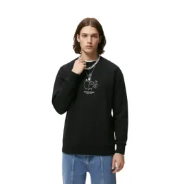 bluza-meska-zara-bawelnana-czarna-z-grafika