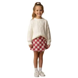 spodenki-krotkie-dziewczece-zara-rozowe-w-kratke