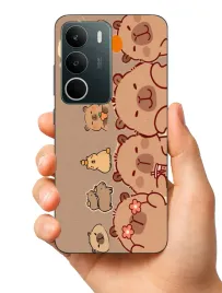 etui-case-do-realme-c71-kapibary-lisy-zwierzeta
