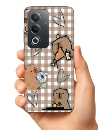 etui-case-do-oppo-a3-pro-5g-a80-5g-kapibary-lisy-zwierzeta