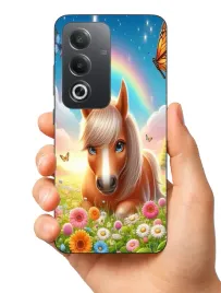 etui-case-do-oppo-a3-pro-5g-a80-5g-konie-koniki-zwierzeta