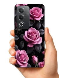 etui-case-do-oppo-a3-pro-5g-a80-5g-rosliny-kwiaty-roze-lilie