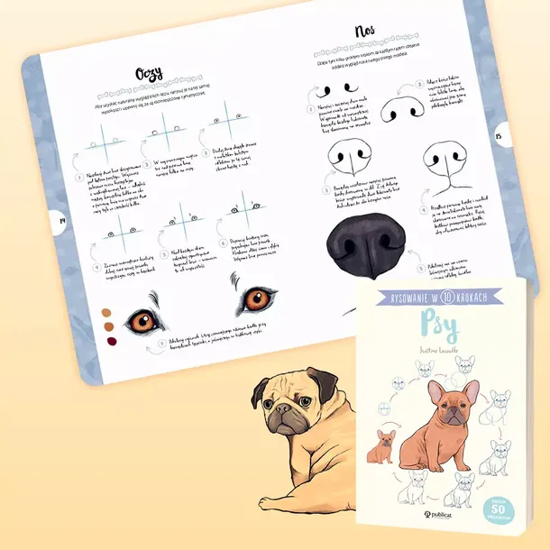rysowanie-w-10-krokach-psy-okladka-inna