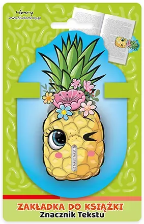 zakladka-znacznik-tekstu-ananas