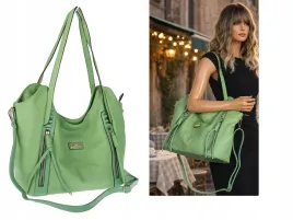 torebka-damska-worek-shopper-torba-na-ramie-duza-pajemna-ch2163-zielona