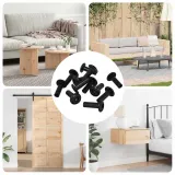 nakretki-oslonowe-8451-pcs-czarny-zelazo-stan-nowy