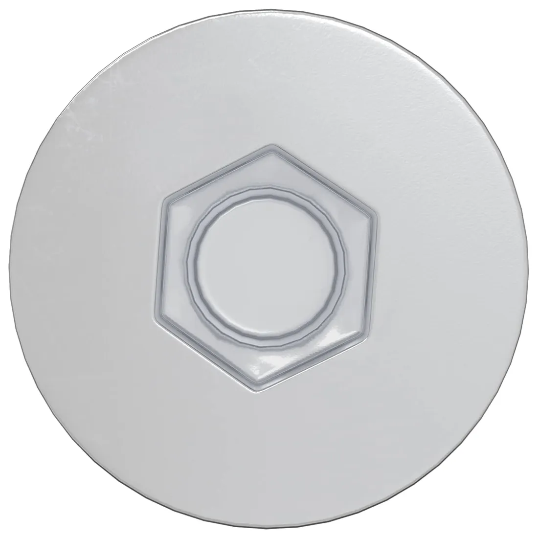 sruby-confirmat-2-pcs-srebrny-metal-stan-nowy